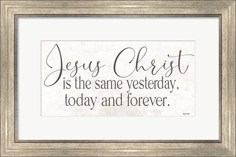 Framed Jesus Christ Print