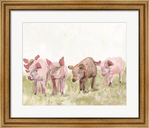 Framed This Little Piggie? Print