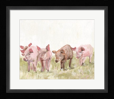 Framed This Little Piggie? Print