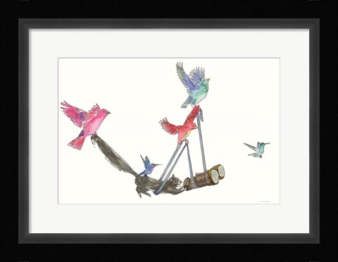Framed Bird Watching Print