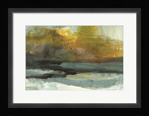 Framed Path to the Golden City Print