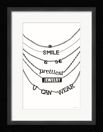 Framed Smile is the Prettiest Print