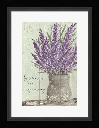 Framed His Mercies Print