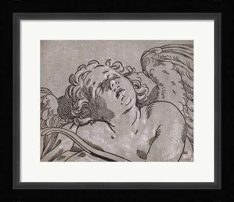 Framed Cupid Print