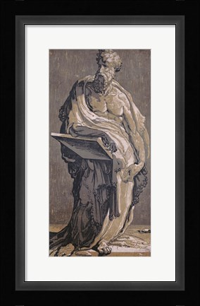 Framed Hectus with Tablet Print