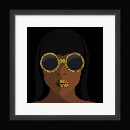 Framed Accessorize I Square Print