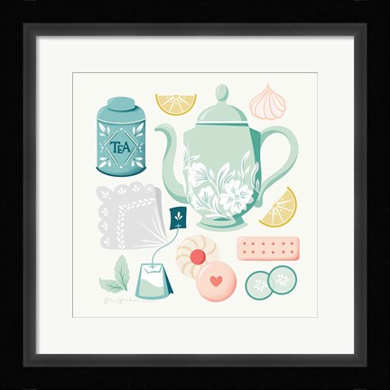 Framed Tea Time IV Print