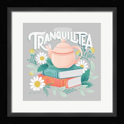 Framed Tea Time I Print
