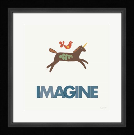 Framed Imagine Print