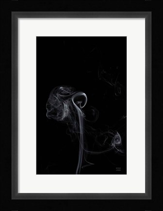 Framed Smoke V Print