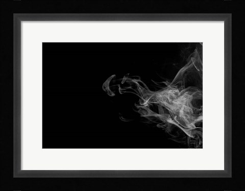 Framed Smoke I Print