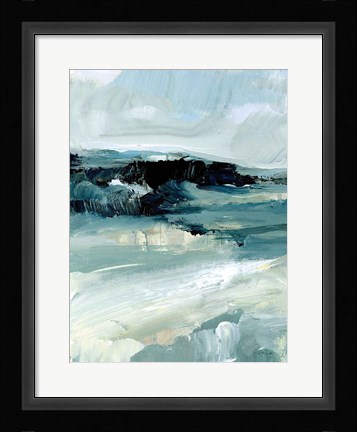 Framed Windswept Landscape II Print