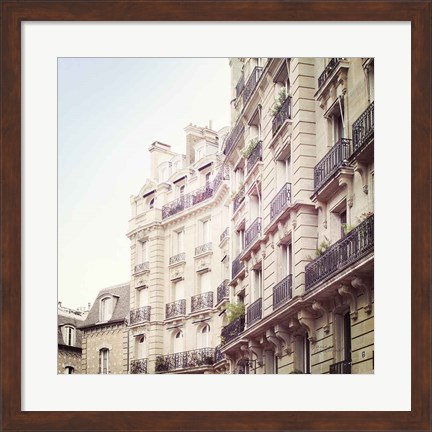 Framed Paris Moments III Neutral v2 Print