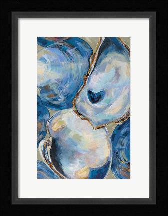 Framed Matununk Shells Tan Print