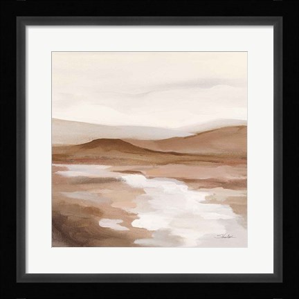 Framed Cinnamon Riverbank II Light Print