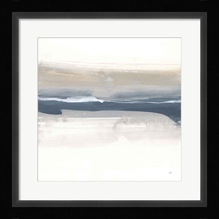 Framed Tonal Blue Gray III Print