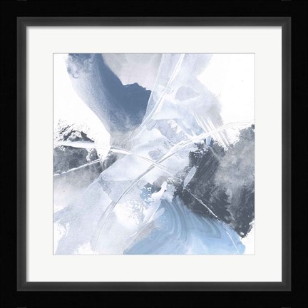 Framed White Line Blues II Print