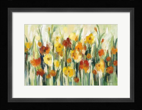 Framed End of Summer Garden Print