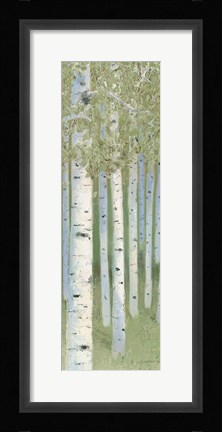 Framed Green Forest II Print