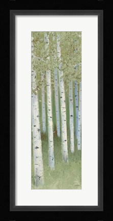 Framed Green Forest I Print