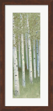 Framed Green Forest I Print