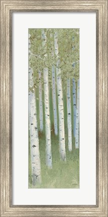 Framed Green Forest I Print