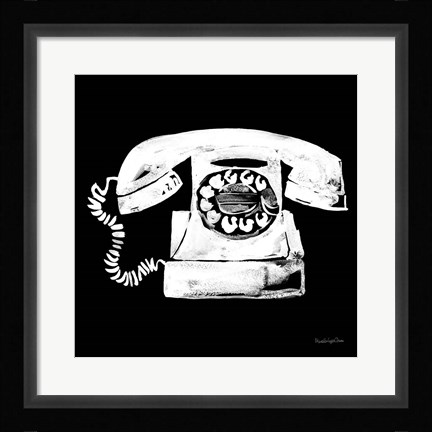 Framed Call Me Print