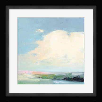 Framed Colorful Horizon II Bright Print