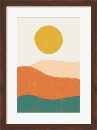 Framed Sun Chaser I Print