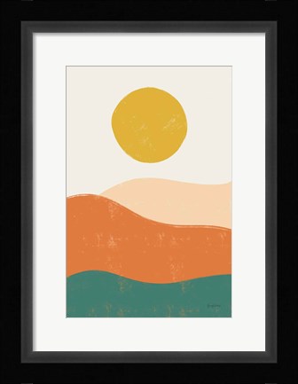 Framed Sun Chaser I Print