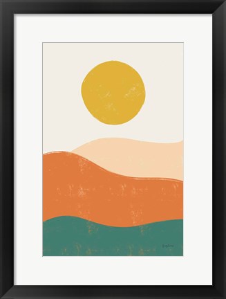 Framed Sun Chaser I Print