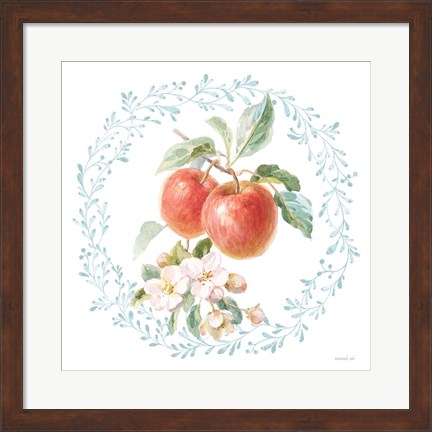 Framed Blooming Orchard II Print