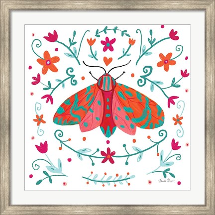 Framed Pretty Moth Print