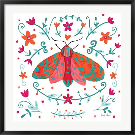 Framed Pretty Moth Print