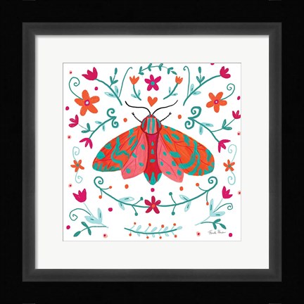 Framed Pretty Moth Print