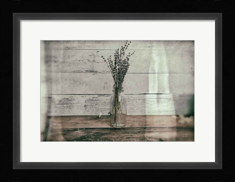 Framed Cottage Lavender I Print