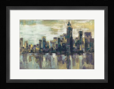 Framed Colorful Day in Manhattan Print