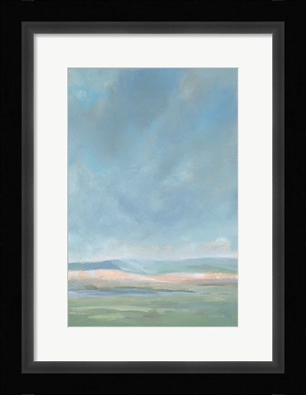 Framed Faded Hills Print