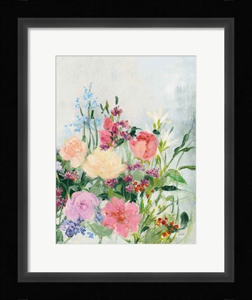 Framed Cutting Garden IV Print