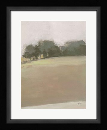 Framed Dream Valley II Neutral Crop III Print