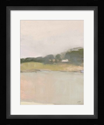 Framed Dream Valley II Neutral Crop I Print