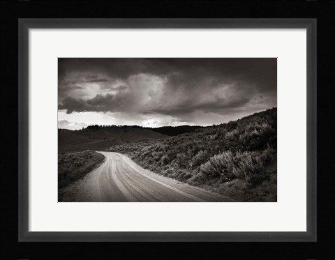 Framed Stanley Basin Road Print