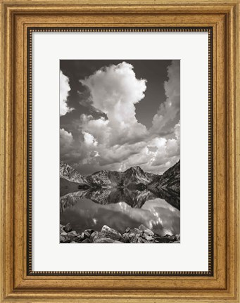 Framed Sawtooth Lake Reflection II Print
