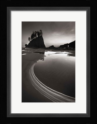 Framed Coastal Evening Print
