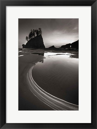 Framed Coastal Evening Print