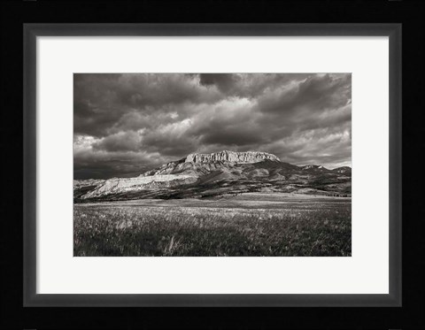 Framed Castle Reef Mountain Print