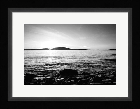 Framed Frenchman Bay Print