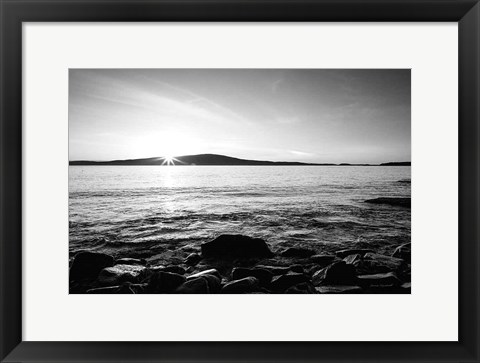 Framed Frenchman Bay Print