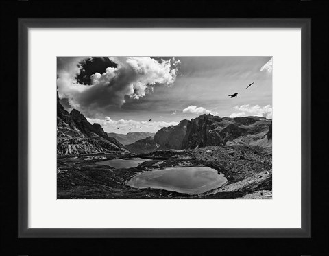 Framed Dolomiti III Print