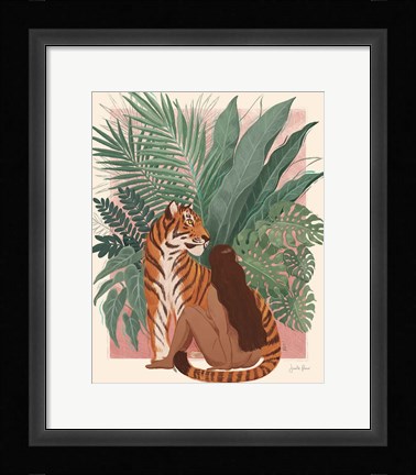 Framed Majestic Cats II Print